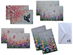 Wildflower Whispers | Set of 8 Greeting Cards