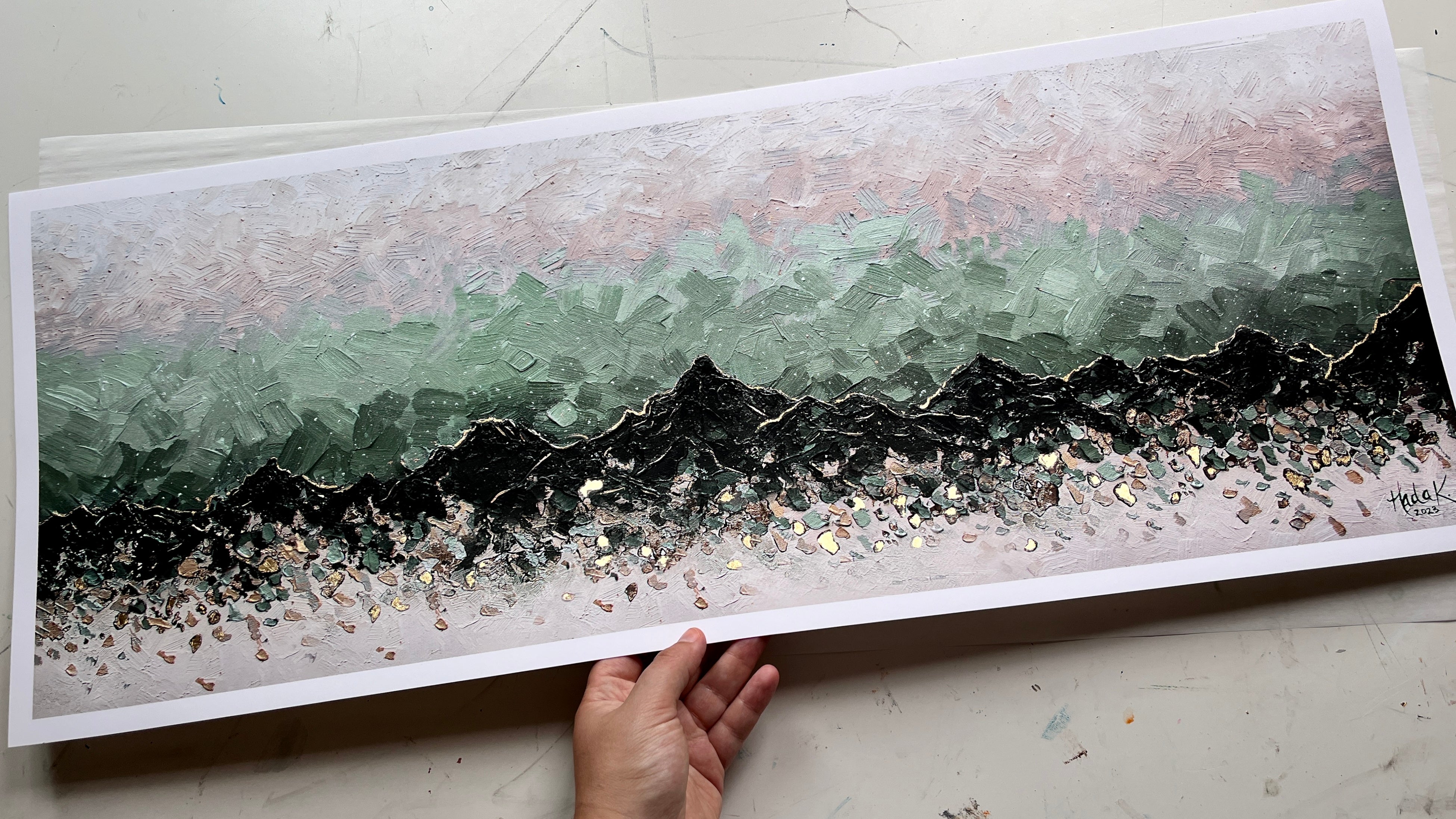 Champagne Peaks | Print