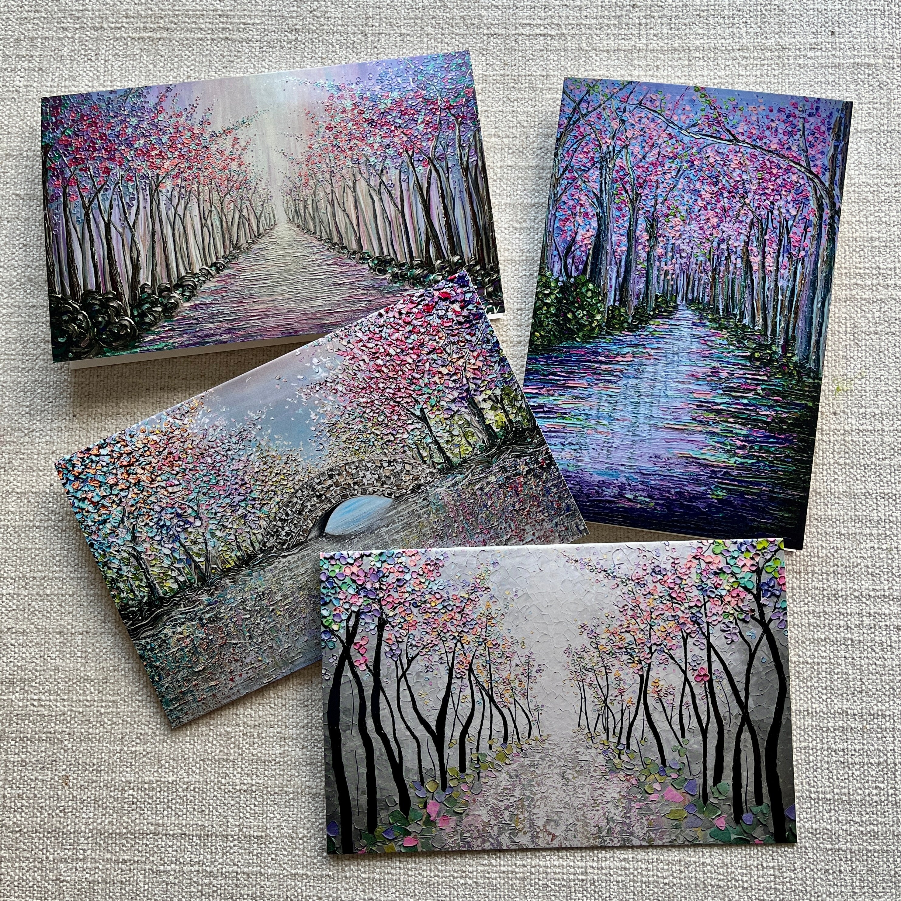 Enchanting Trees | Set of 8 Greeting Cards