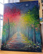 Starry Autumn Night | Original