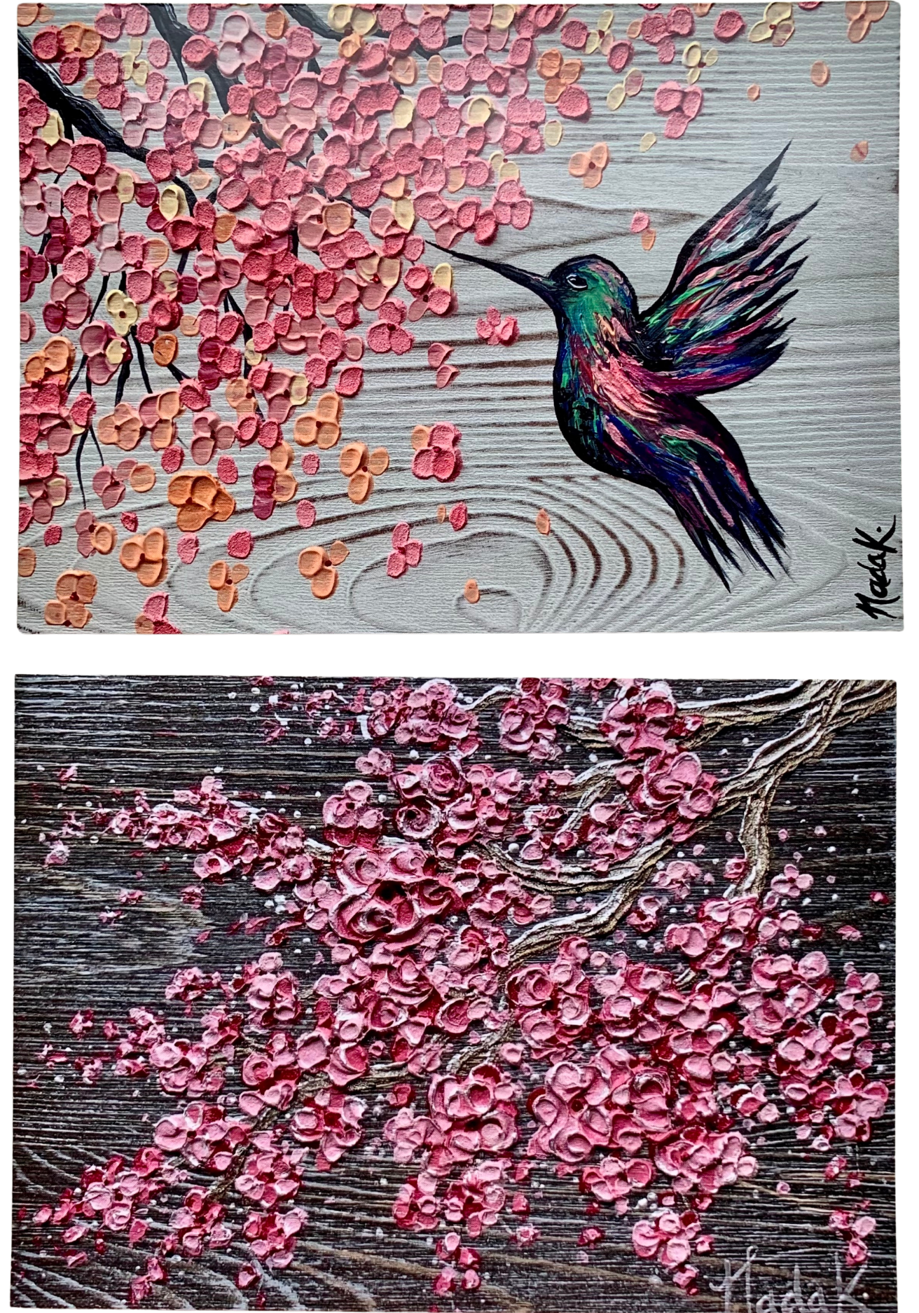 Blossoms On Wood | Set Of 2 Prints