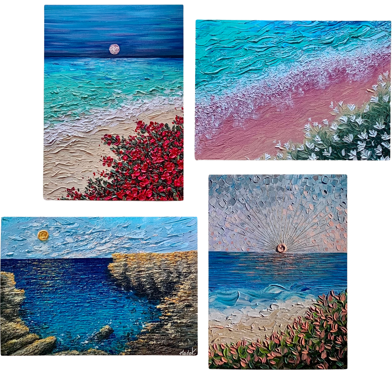 The Beaches | Set Of 4 Prints
