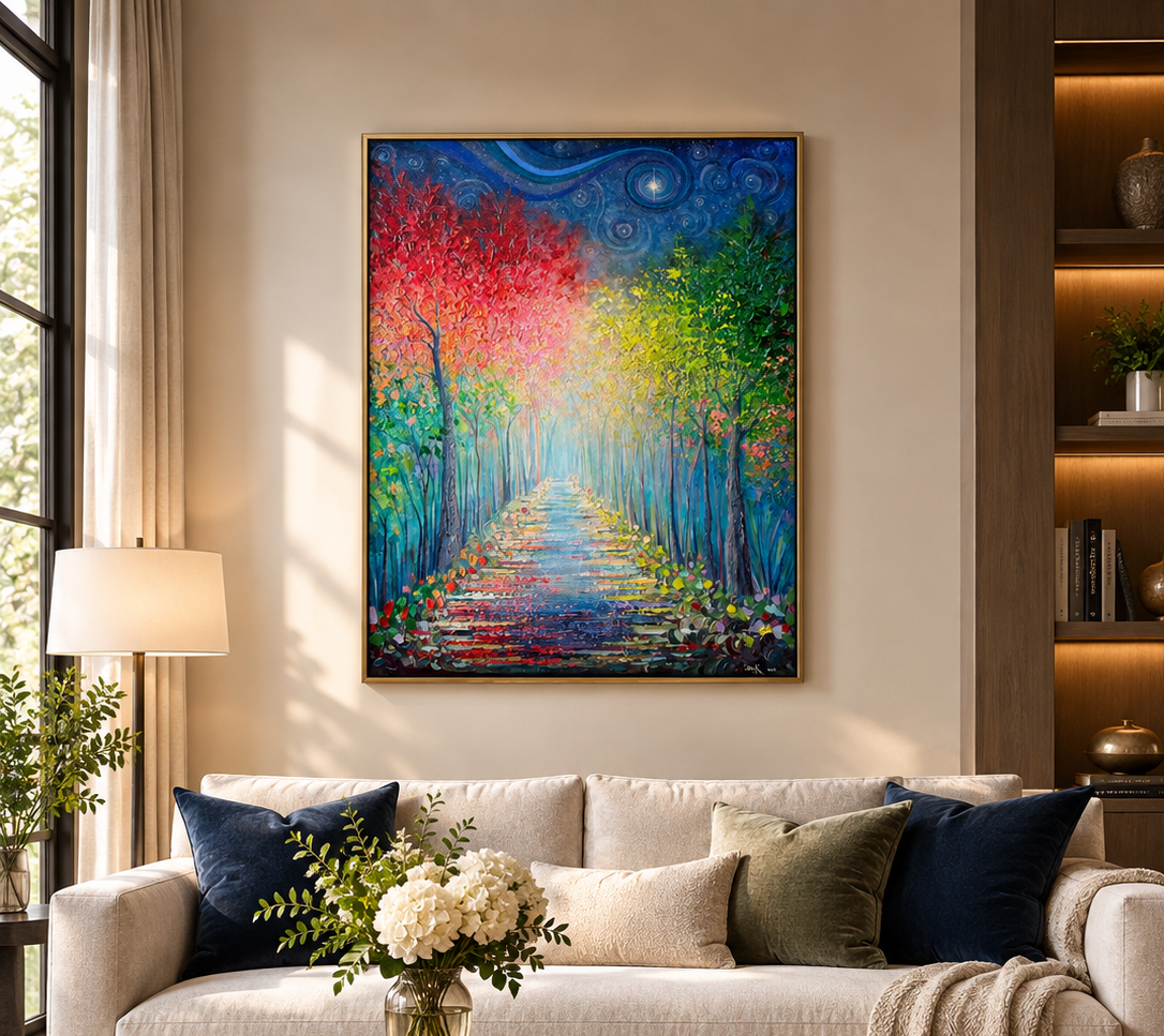 Starry Autumn Night | Original