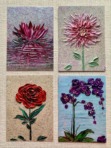 Big Juicy Flowers | Set Of 4 Prints