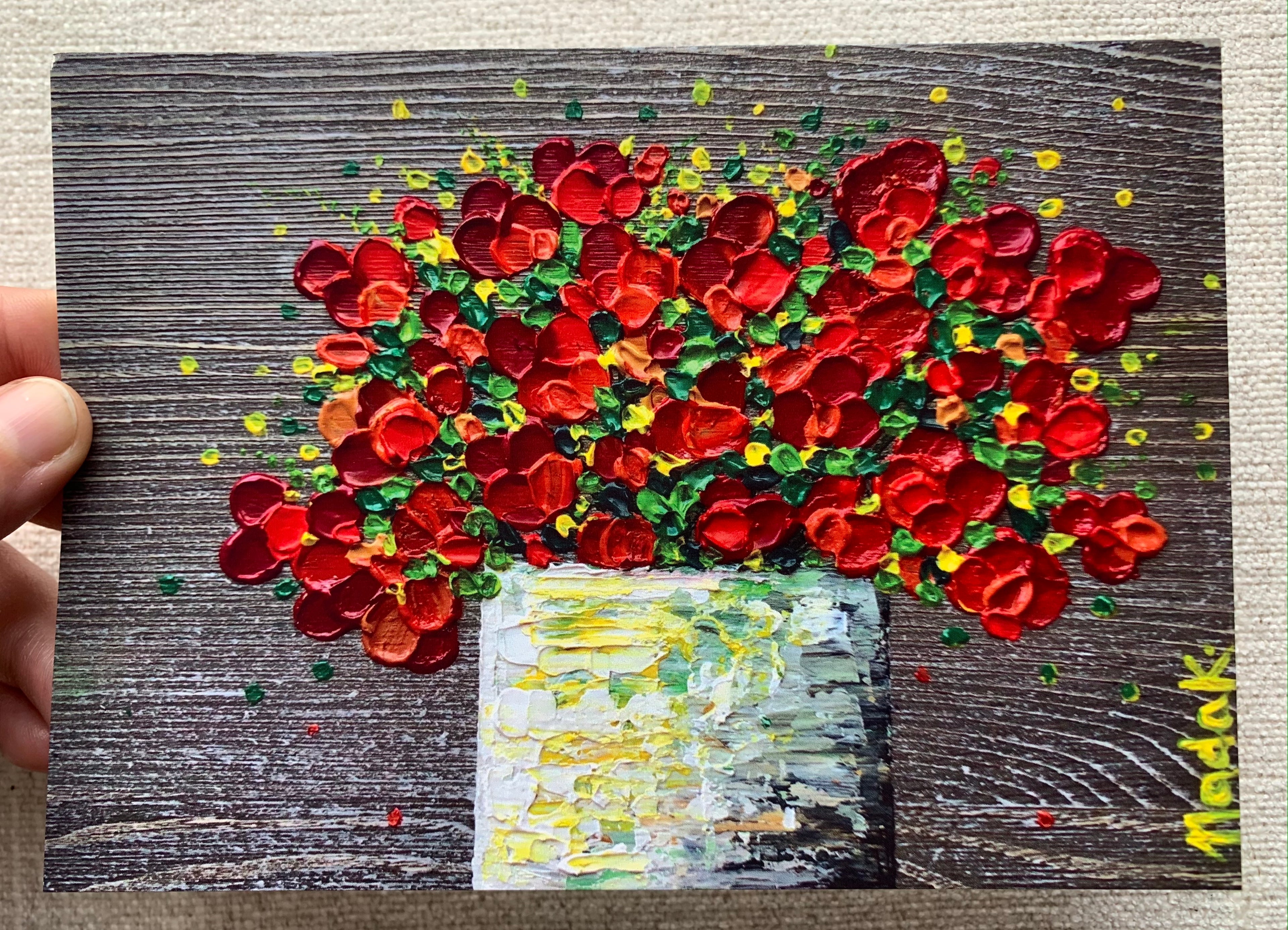 Red Bouquet | Mini Print