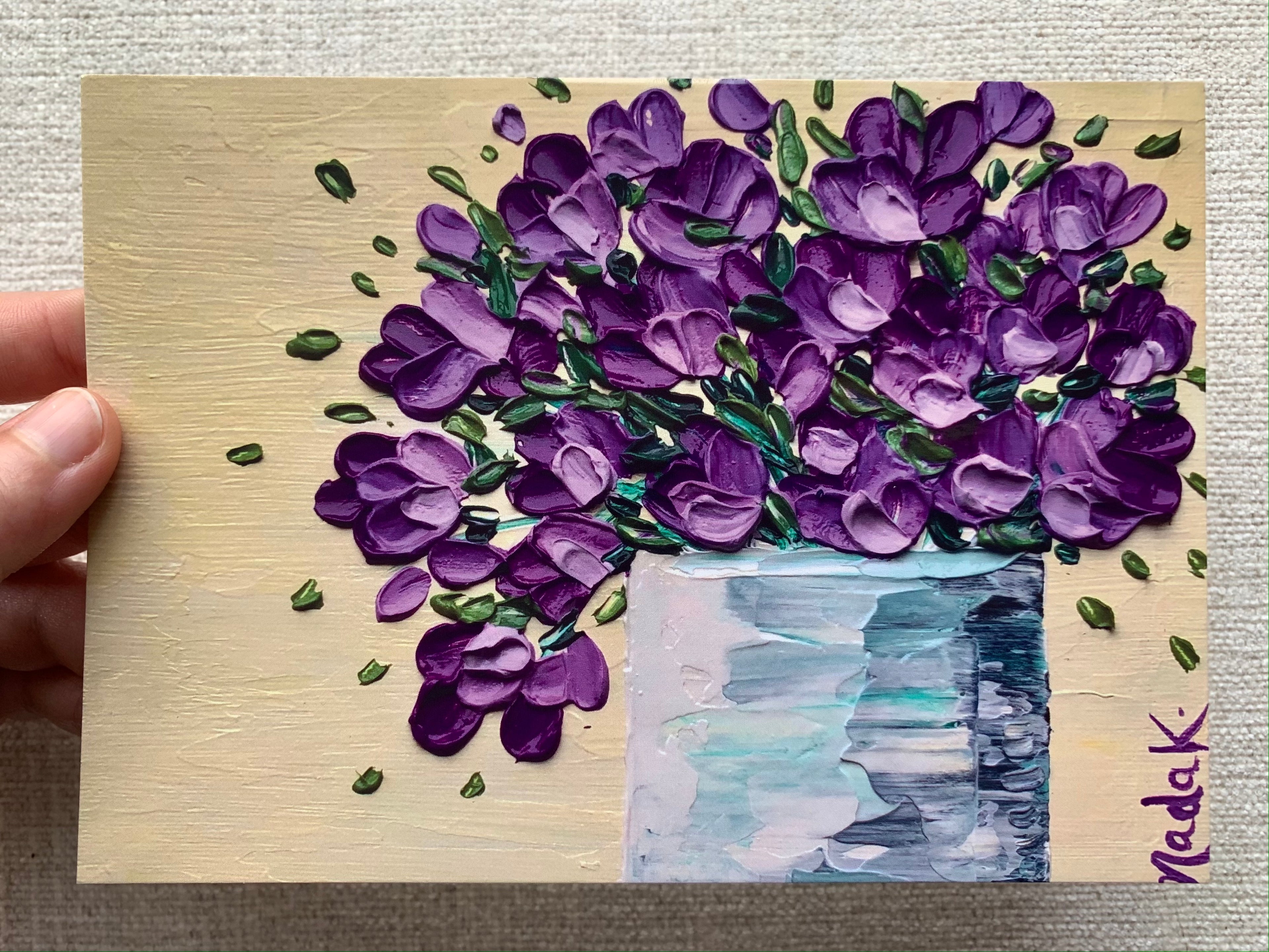 Purple Bouquet | Mini Print