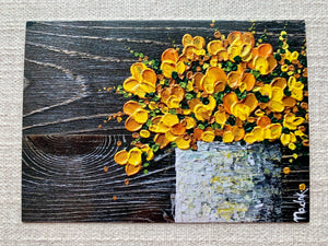 "Yellow Bouquet Print"
