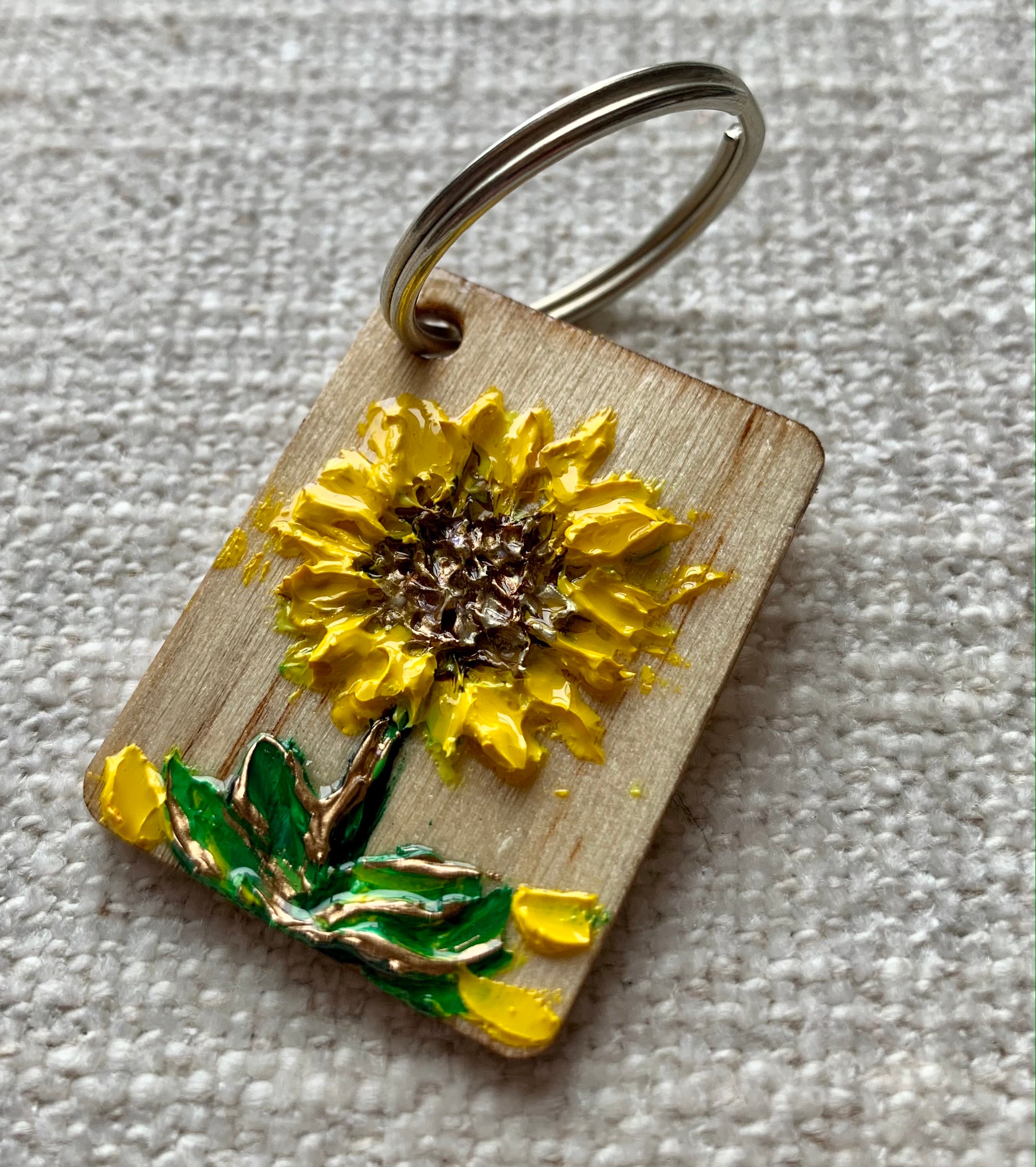 Blooming Sunflower | Keychain
