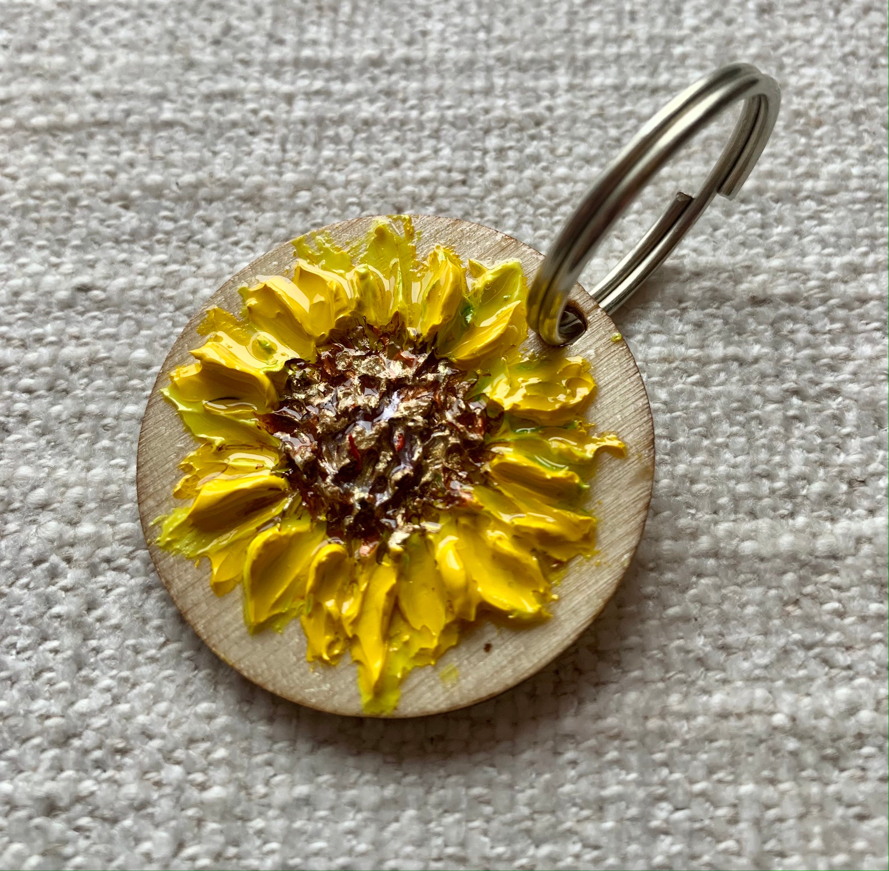 Big Yellow Sunflower | Keychain