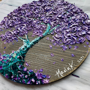 "Purple Mermaid Bonsai"