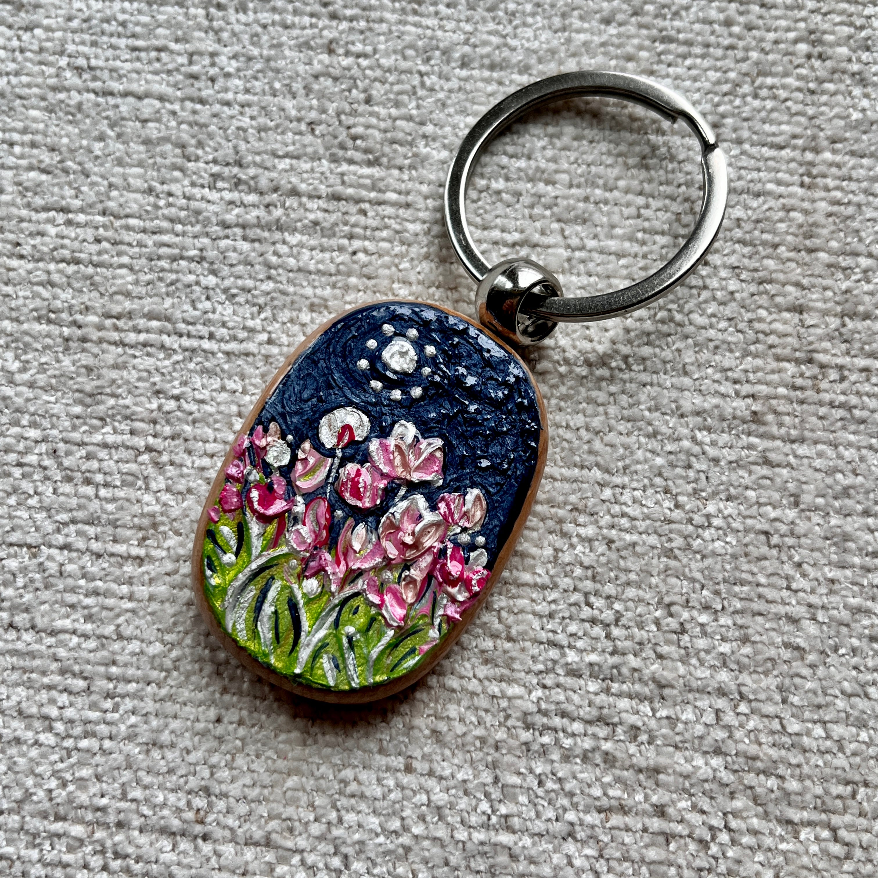 Night Tulips | Keychain