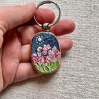 Night Tulips | Keychain