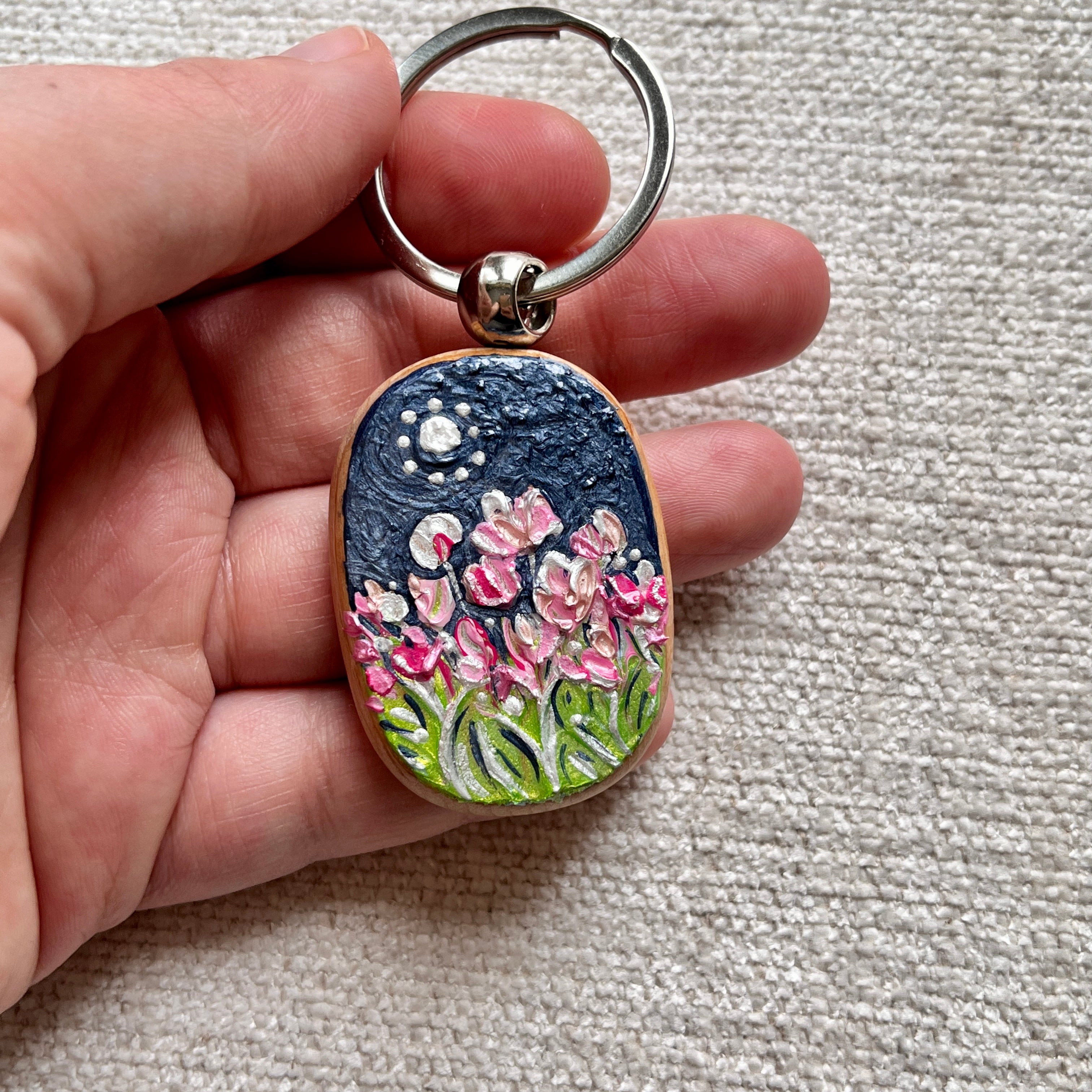 Night Tulips | Keychain